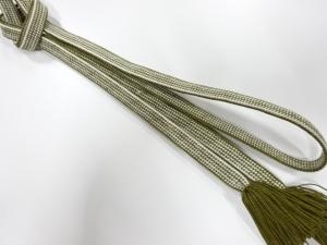 正絹　撚り房　手組帯締め